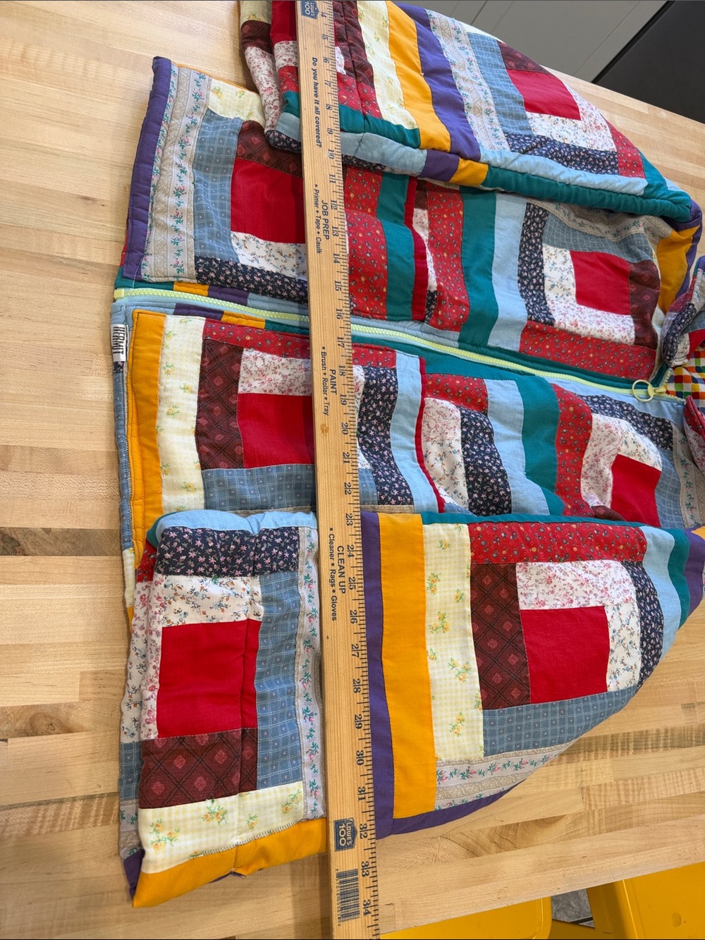 Patchwork Quilted Utility/Barn Jacket - Picture 3 of 9